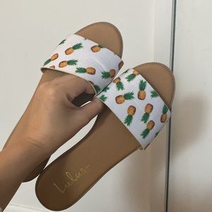 Lulus Pineapple Addison Sandal